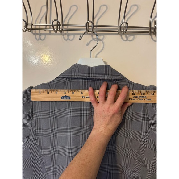 RB Collection New York Vintage 90s Gray Plaid Dress Professional size 8 - Picture 12 of 12